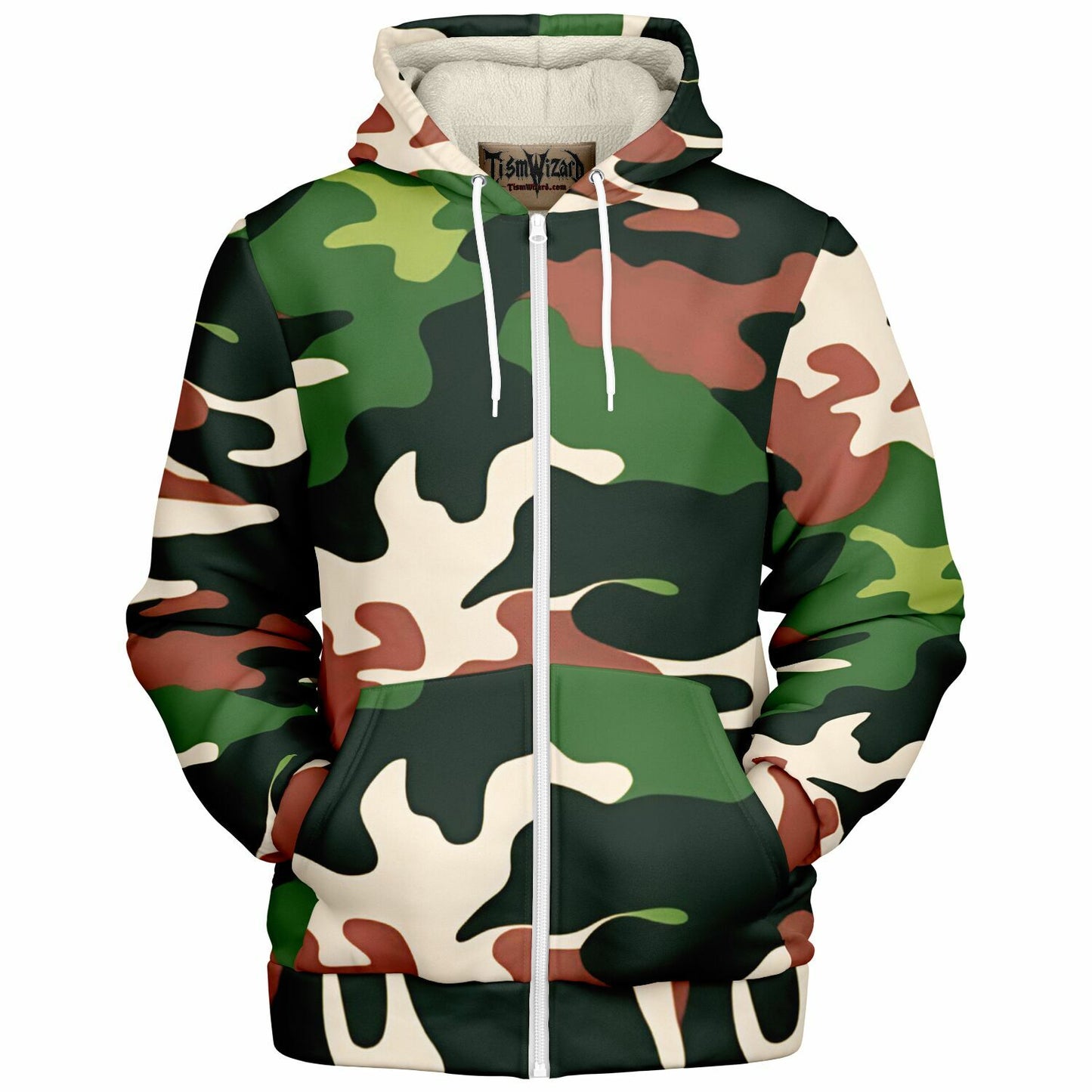 Tucson Camo Microfleece Zipper Hoodie