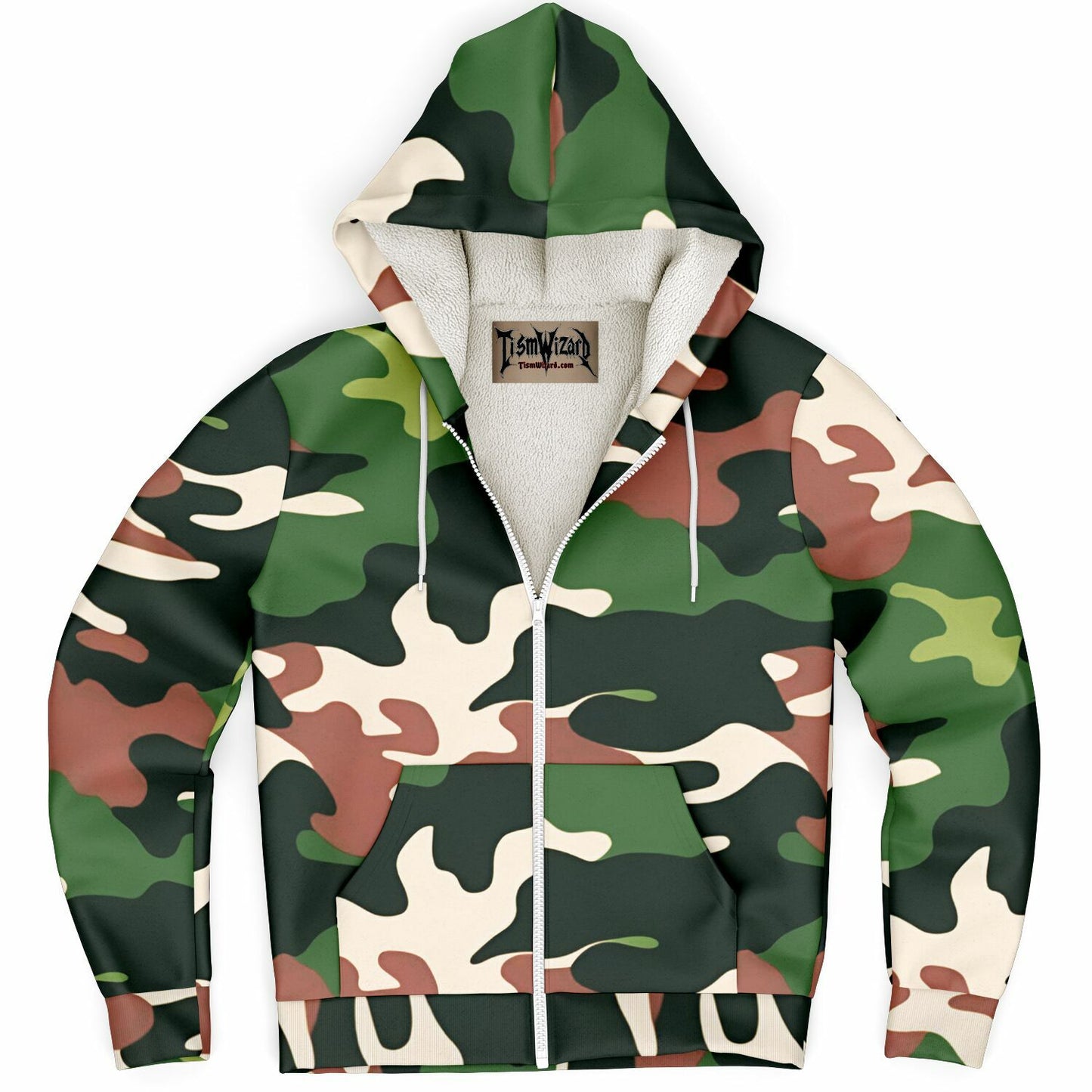 Tucson Camo Microfleece Zipper Hoodie
