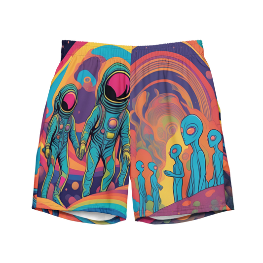 Alien World Dad Swimmers Trunks