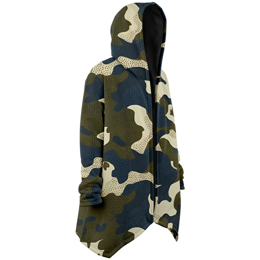 Blamouflaged Wizard Cloak With Micro Fleece Liner