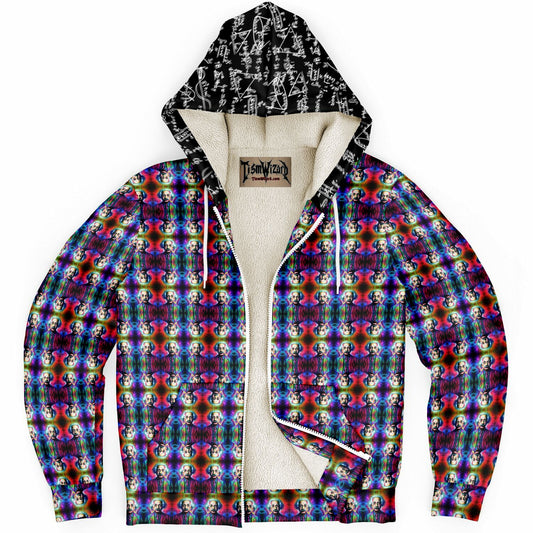 EINSTEIN Pattern Premium Microfleece Zipper hoodie